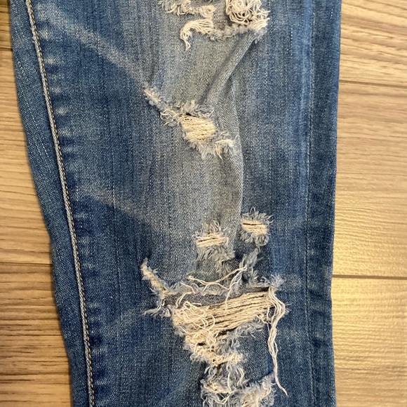 American Eagle distressed high waisted jeggings Sz 6 - Picture 4 of 11